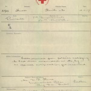Soldier packet page