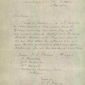 Soldier packet page