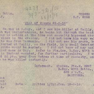 Soldier packet page