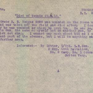Soldier packet page