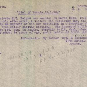 Soldier packet page