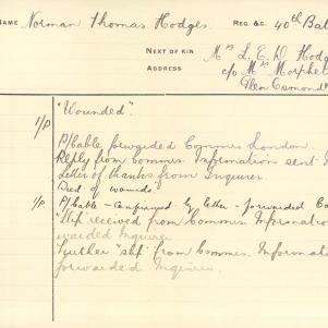 Soldier packet page