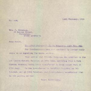 Soldier packet page