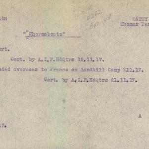 Soldier packet page