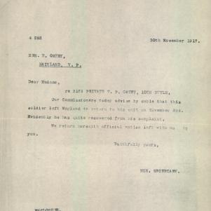 Soldier packet page