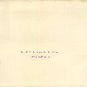 Soldier packet page