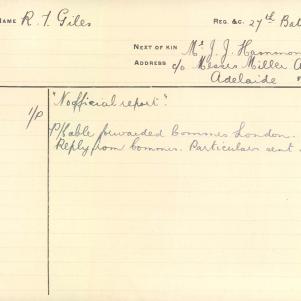 Soldier packet page