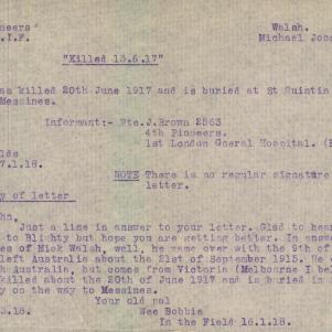 Soldier packet page