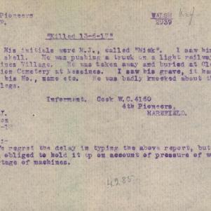 Soldier packet page