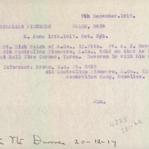 Soldier packet page