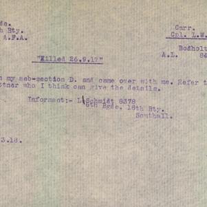 Soldier packet page