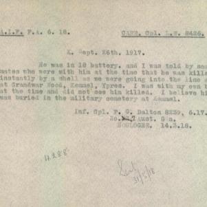Soldier packet page