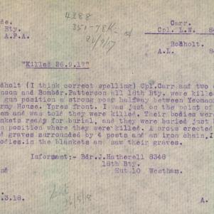 Soldier packet page
