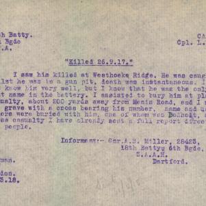 Soldier packet page