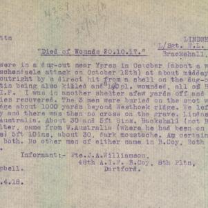 Soldier packet page