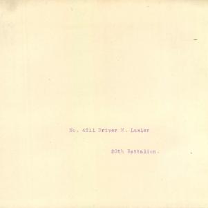 Soldier packet page