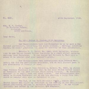 Soldier packet page