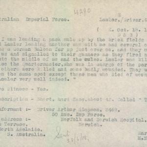 Soldier packet page