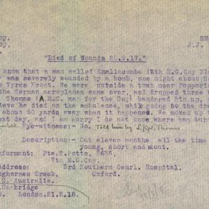 Soldier packet page