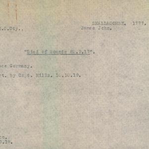 Soldier packet page