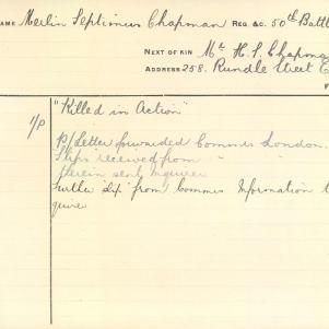 Soldier packet page