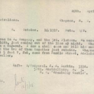 Soldier packet page