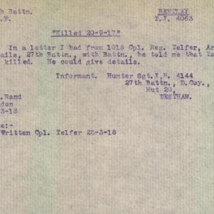 Soldier packet page