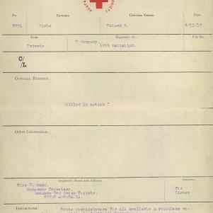 Soldier packet page