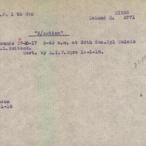 Soldier packet page