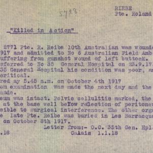 Soldier packet page