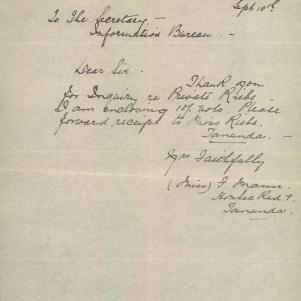 Soldier packet page