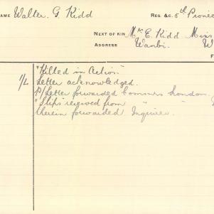 Soldier packet page