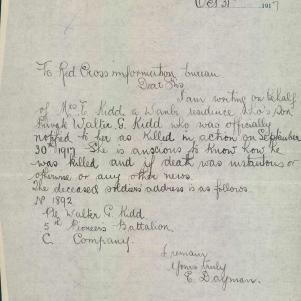 Soldier packet page