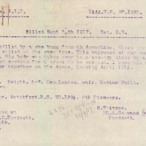 Soldier packet page