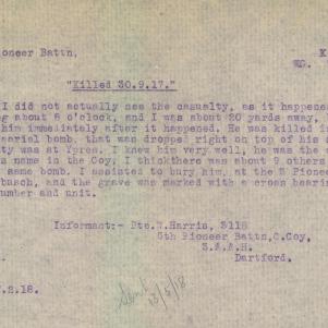 Soldier packet page