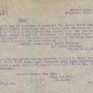 Soldier packet page