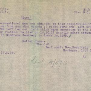 Soldier packet page