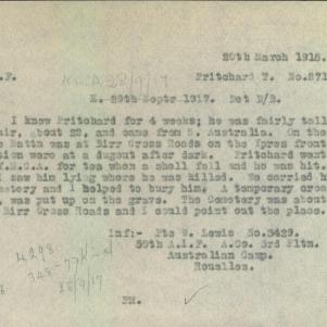 Soldier packet page