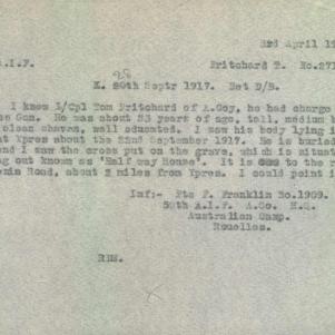 Soldier packet page