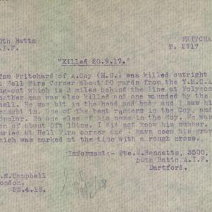 Soldier packet page