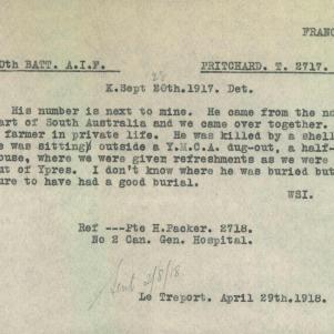 Soldier packet page