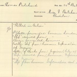 Soldier packet page