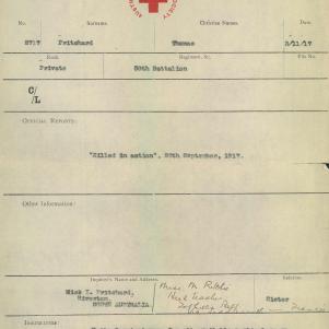 Soldier packet page