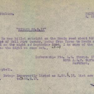 Soldier packet page