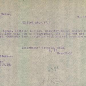 Soldier packet page