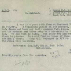 Soldier packet page