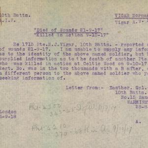 Soldier packet page