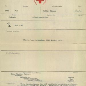 Soldier packet page