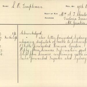Soldier packet page