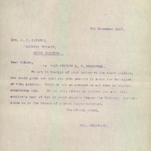 Soldier packet page